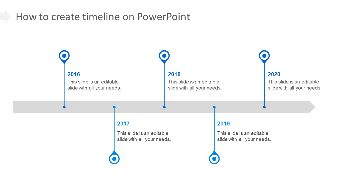 how to create timeline on powerpoint-blue